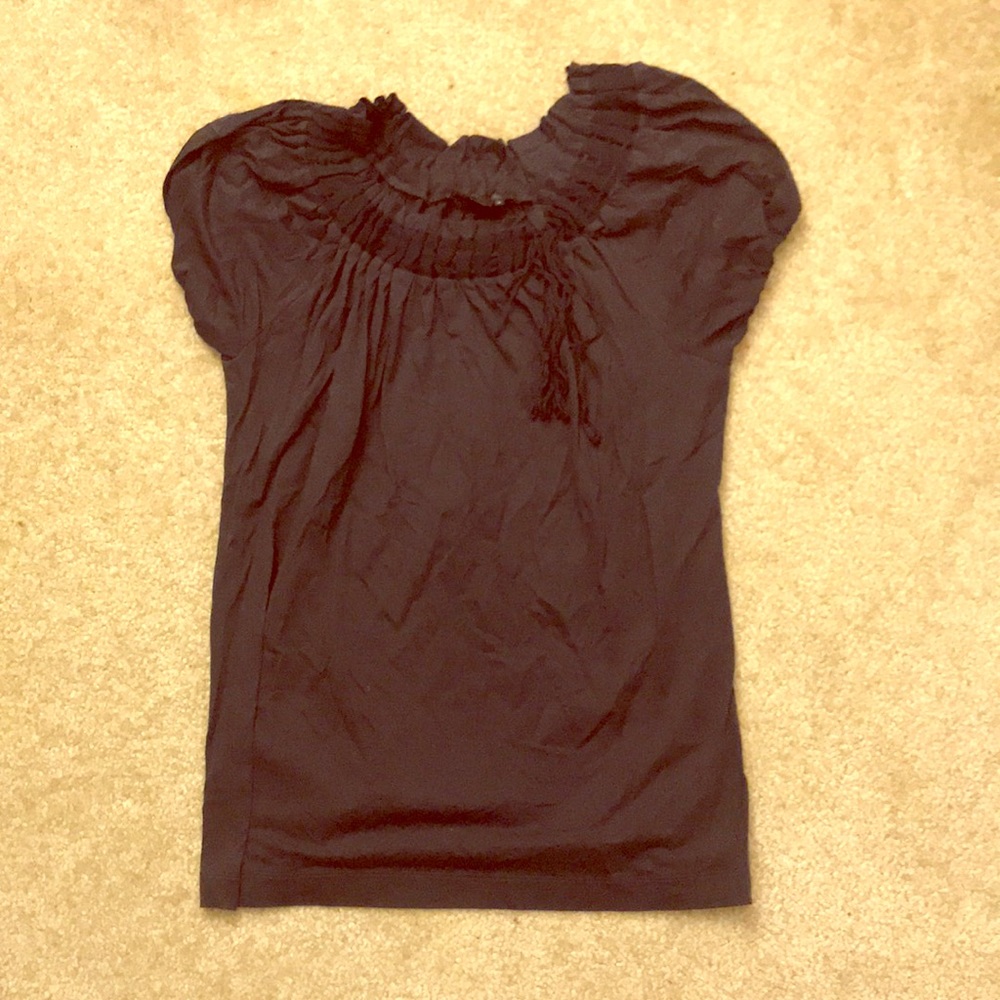 Navy BCBG short sleeve shirt